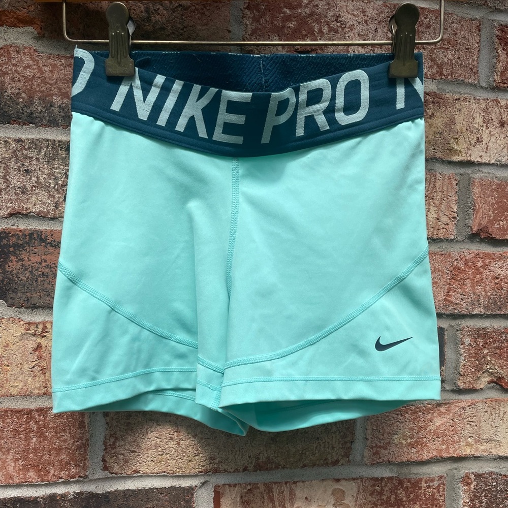 Nike Pro Teal Shorts